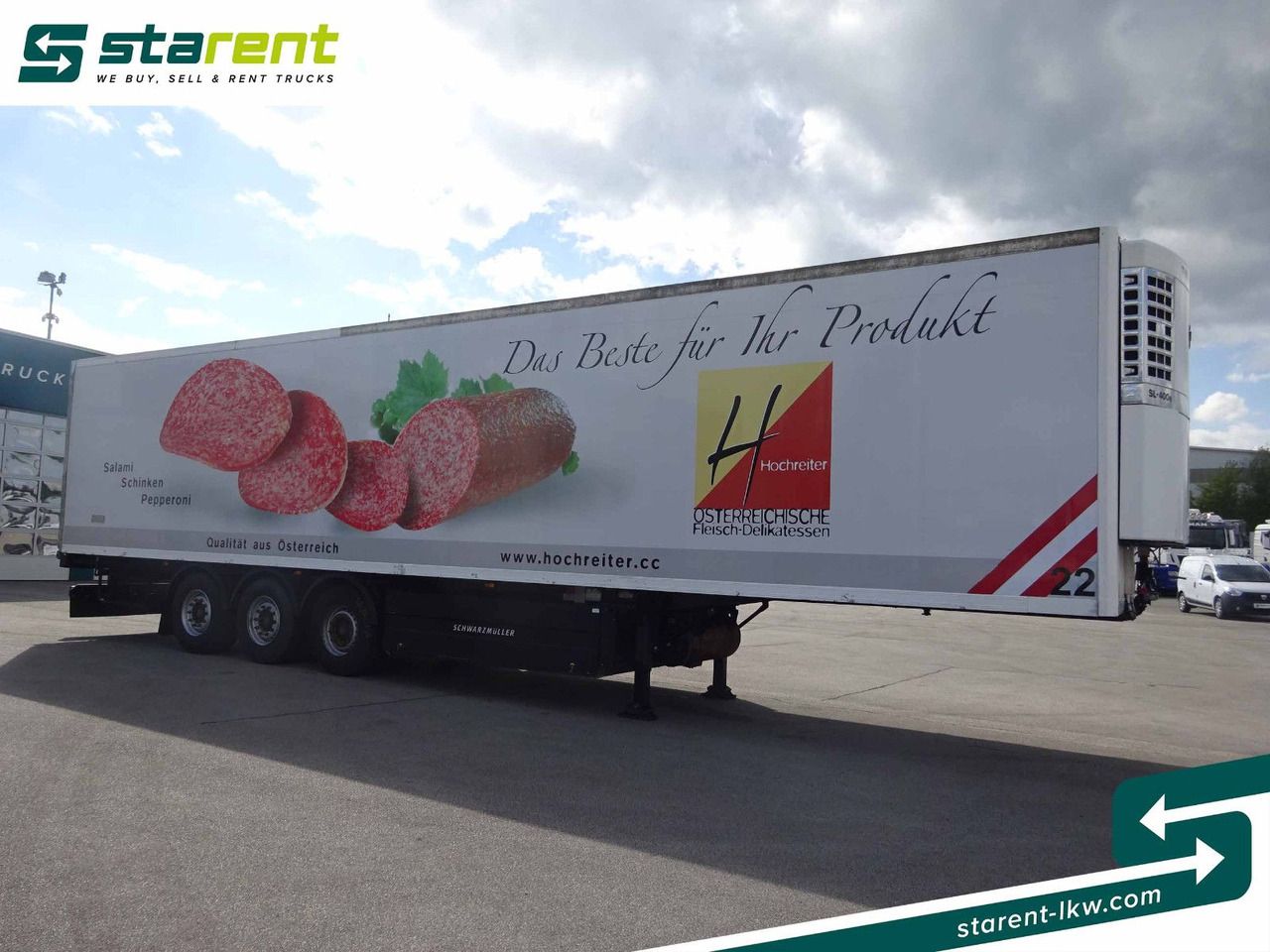 Schwarzmüller Thermotrailer, Thermo King SL400, Liftachse, SAF - Refrigerated semi-trailer: picture 3 Schwarzmüller Thermotrailer, Thermo King SL400, Liftachse, SAF - Refrigerated semi-trailer: picture 3