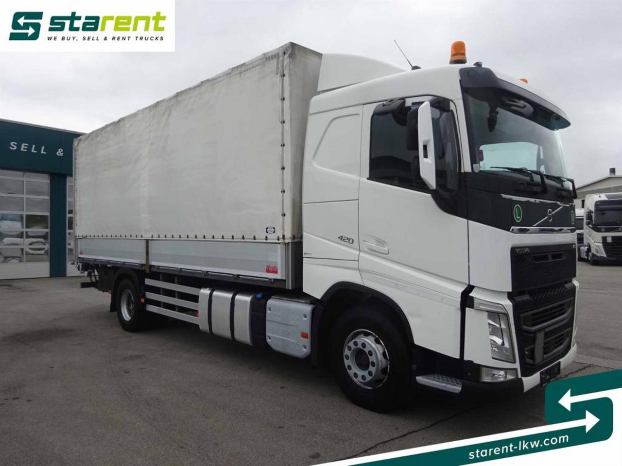 Volvo FH 420 Planenaufbau LBW 2000Kg Kamera Bett - Curtain side truck: picture 3 Volvo FH 420 Planenaufbau LBW 2000Kg Kamera Bett - Curtain side truck: picture 3