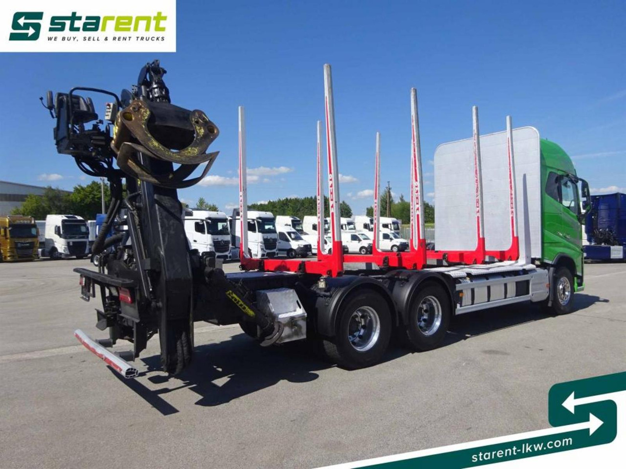 Volvo FH16 750 6x4 Holzaufbau mit Kran (Tajfun LIV120Z) - Timber truck: picture 5 Volvo FH16 750 6x4 Holzaufbau mit Kran (Tajfun LIV120Z) - Timber truck: picture 5