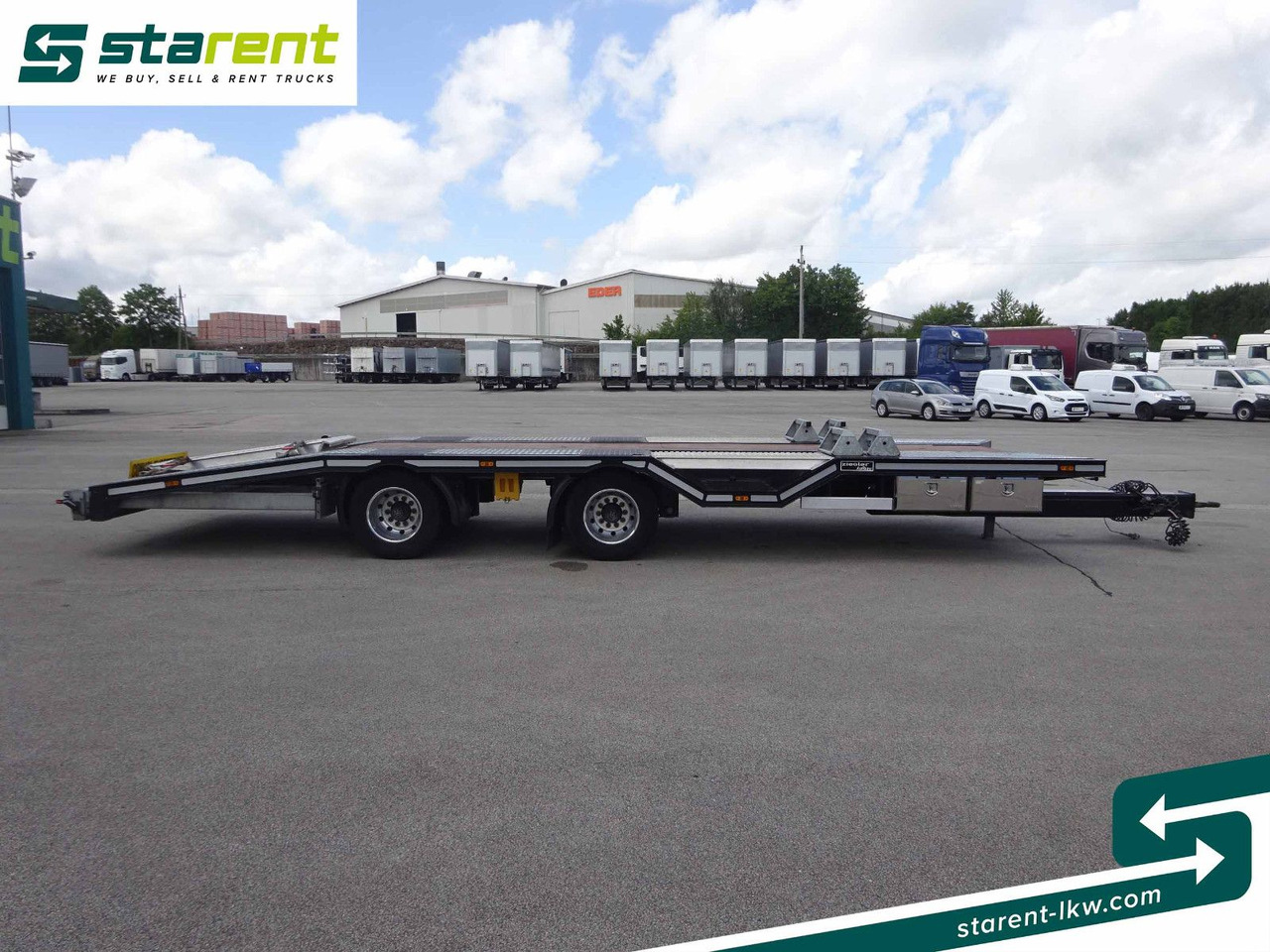 Ziegler Starrdeichselanhänger ZA20, Alufelgen - Autotransporter trailer: picture 4 Ziegler Starrdeichselanhänger ZA20, Alufelgen - Autotransporter trailer: picture 4