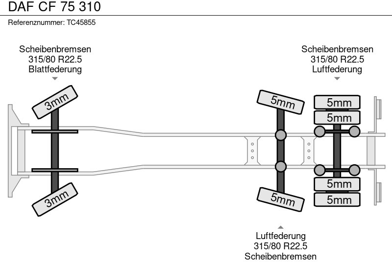 DAF CF 75 310 - Refuse truck: picture 5 DAF CF 75 310 - Refuse truck: picture 5