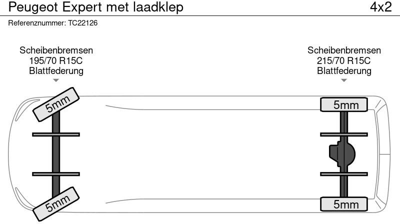 Peugeot Expert met laadklep - Closed box van: picture 5 Peugeot Expert met laadklep - Closed box van: picture 5