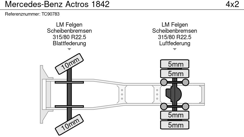 Tractor unit Mercedes-Benz Actros 1842: picture 14