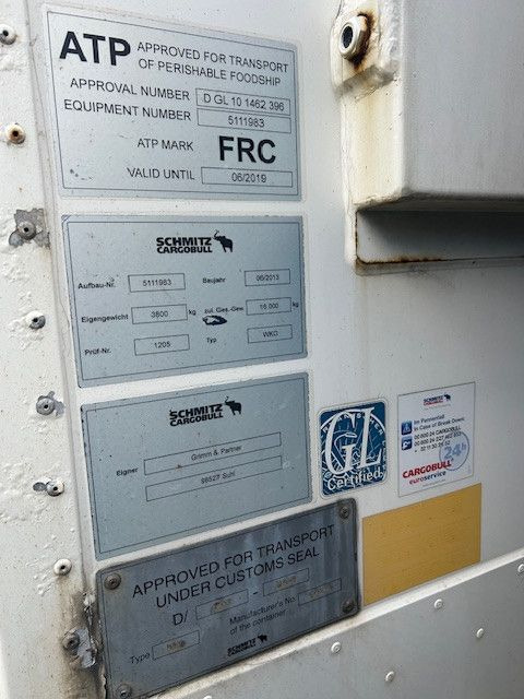Refrigerator swap body Schmitz Cargobull Tiefkühlwechselkoffer BDF: picture 9 Refrigerator swap body Schmitz Cargobull Tiefkühlwechselkoffer BDF: picture 9