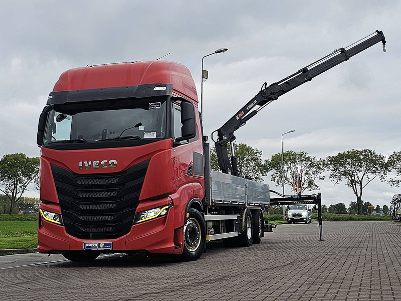 Iveco S-WAY AS260S46 6X2-4 HIAB 155-E2 - Dropside/ Flatbed truck, Crane truck: picture 1 Iveco S-WAY AS260S46 6X2-4 HIAB 155-E2 - Dropside/ Flatbed truck, Crane truck: picture 1