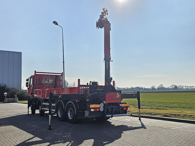 Dropside/ Flatbed truck, Crane truck Renault C 430 8X4 PALF. PK27000-F: picture 6