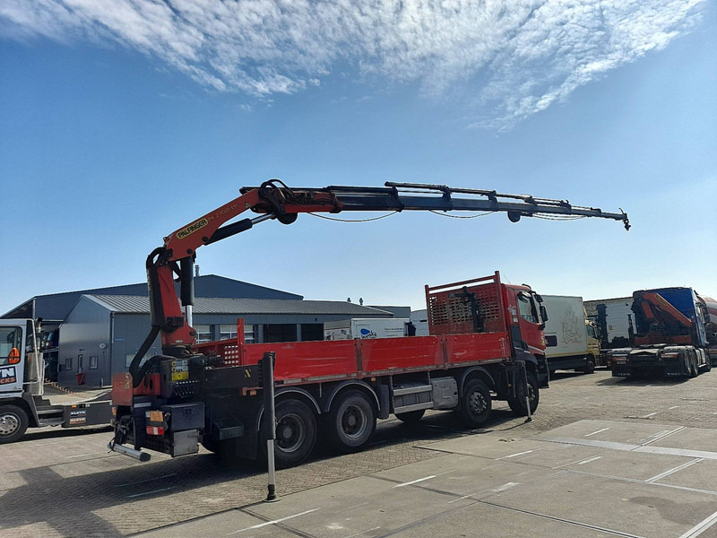 Dropside/ Flatbed truck, Crane truck Renault C 430 8X4 PALF. PK27000-F: picture 14