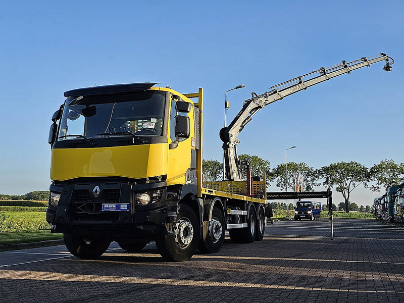 Renault K 430 HIAB 232ES-5 - Dropside/ Flatbed truck, Crane truck: picture 1 Renault K 430 HIAB 232ES-5 - Dropside/ Flatbed truck, Crane truck: picture 1
