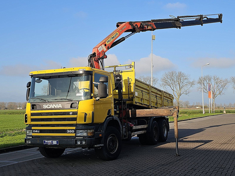 Scania P114.380 6X4 PALFINGER - Tipper, Crane truck: picture 2 Scania P114.380 6X4 PALFINGER - Tipper, Crane truck: picture 2