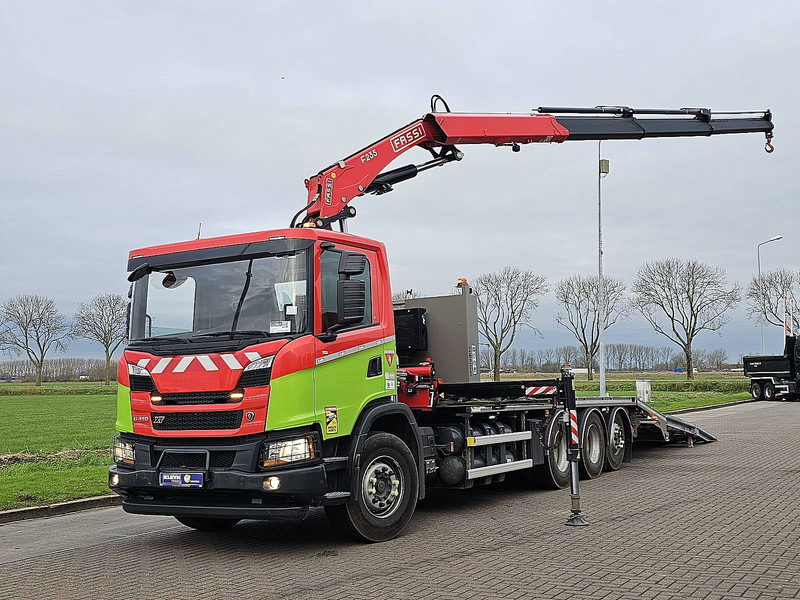 Scania P410 CNG GAS FASSI F235 - Dropside/ Flatbed truck, Crane truck: picture 2 Scania P410 CNG GAS FASSI F235 - Dropside/ Flatbed truck, Crane truck: picture 2