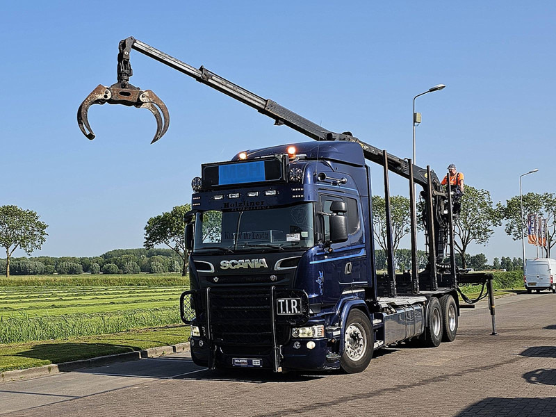 Scania R730 - Timber truck, Crane truck: picture 2 Scania R730 - Timber truck, Crane truck: picture 2