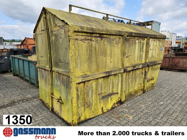 Absetzcontainer ca. 15m³ geschlossen mit Deckel - Skip bin: picture 1 Absetzcontainer ca. 15m³ geschlossen mit Deckel - Skip bin: picture 1