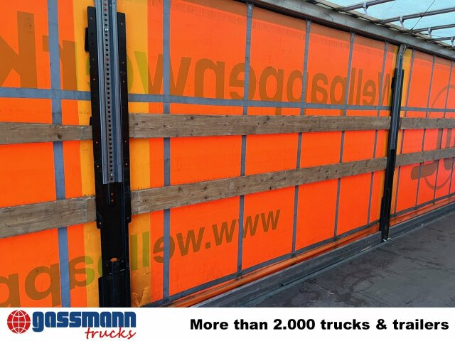 Dropside/ Flatbed semi-trailer Ackermann PS-F 5.3/10.1 E SPS, Edscha-Verdeck, LBW: picture 13