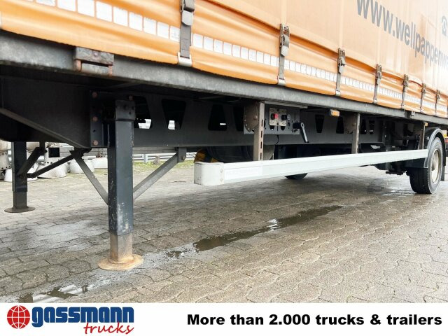 Dropside/ Flatbed semi-trailer Ackermann PS-F 5.3/10.1 E SPS, Edscha-Verdeck, LBW: picture 7