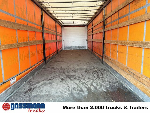 Dropside/ Flatbed semi-trailer Ackermann PS-F 5.3/10.1 E SPS, Edscha-Verdeck, LBW: picture 11