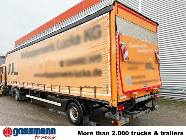 Dropside/ Flatbed semi-trailer Ackermann PS-F 5.3/10.1 E SPS, Edscha-Verdeck, LBW: picture 9