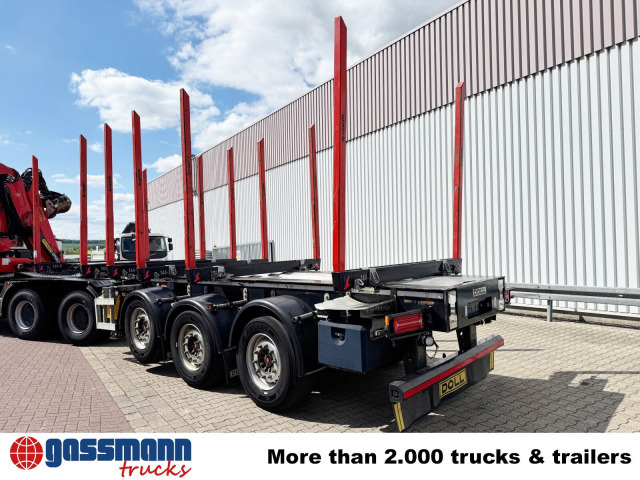 Timber semi-trailer Doll LOGO H3L-14XL, Liftachse, Nachlauflenkachse,: picture 9