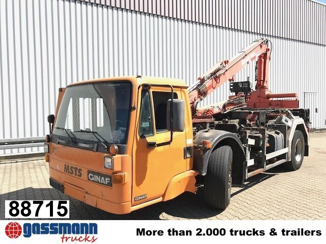 GINAF GINC 3030 mit Heckkran Atlas AK 90.1 HDS - Dropside/ Flatbed truck, Crane truck: picture 1 GINAF GINC 3030 mit Heckkran Atlas AK 90.1 HDS - Dropside/ Flatbed truck, Crane truck: picture 1