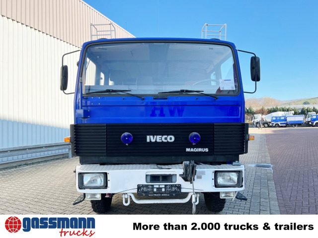 Dropside/ Flatbed truck Iveco 120-23 AW 4x4 Doka, V8-Motor, Gerätewagen,: picture 9