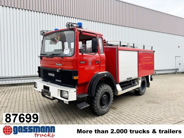 Iveco 75-14 AW 4x4, TLF 8/18 - Fire engine: picture 1 Iveco 75-14 AW 4x4, TLF 8/18 - Fire engine: picture 1