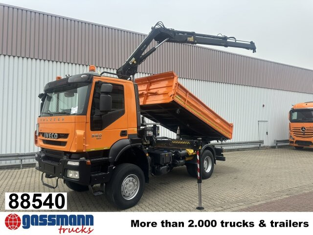 Iveco Trakker AD190T36W 4x4, EEV, Kran Hiab 111BS-2 - Tipper, Crane truck: picture 1 Iveco Trakker AD190T36W 4x4, EEV, Kran Hiab 111BS-2 - Tipper, Crane truck: picture 1