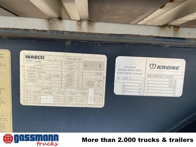 Krone AZW 18 - Container transporter/ Swap body trailer: picture 5 Krone AZW 18 - Container transporter/ Swap body trailer: picture 5