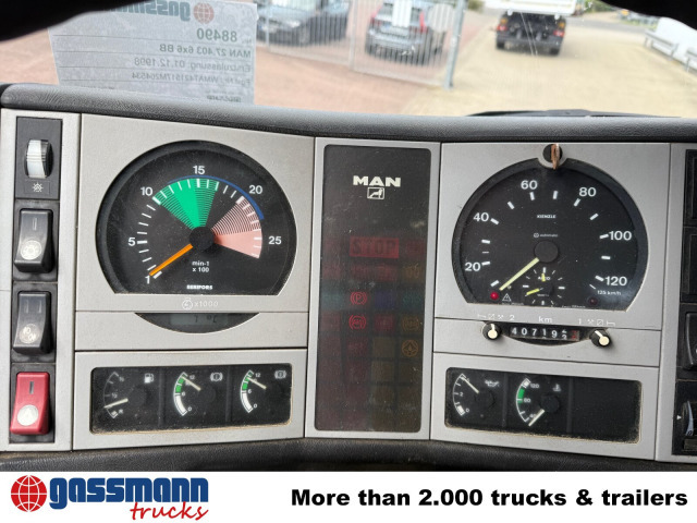 MAN 27.403 6x6 BB, EX-THW - Tipper: picture 4 MAN 27.403 6x6 BB, EX-THW - Tipper: picture 4