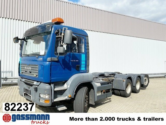 MAN TGA 35.480 8x4-4 BL, Lift-/Lenkachse - Cab chassis truck: picture 1 MAN TGA 35.480 8x4-4 BL, Lift-/Lenkachse - Cab chassis truck: picture 1