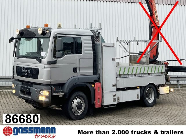 MAN TGM 13/15.290 4X4 BL, Seilwinde - Dropside/ Flatbed truck: picture 1 MAN TGM 13/15.290 4X4 BL, Seilwinde - Dropside/ Flatbed truck: picture 1