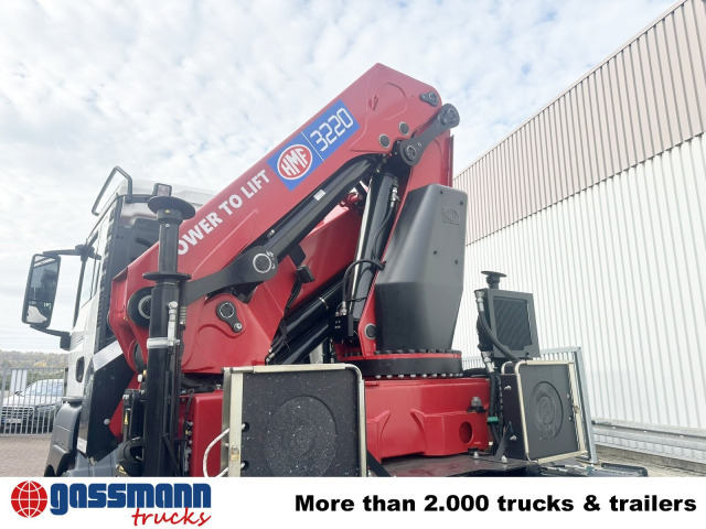 MAN TGS 35.480 8X4 BL, Intarder, Kran HMF 3220-K6, - Hook lift truck, Crane truck: picture 2 MAN TGS 35.480 8X4 BL, Intarder, Kran HMF 3220-K6, - Hook lift truck, Crane truck: picture 2