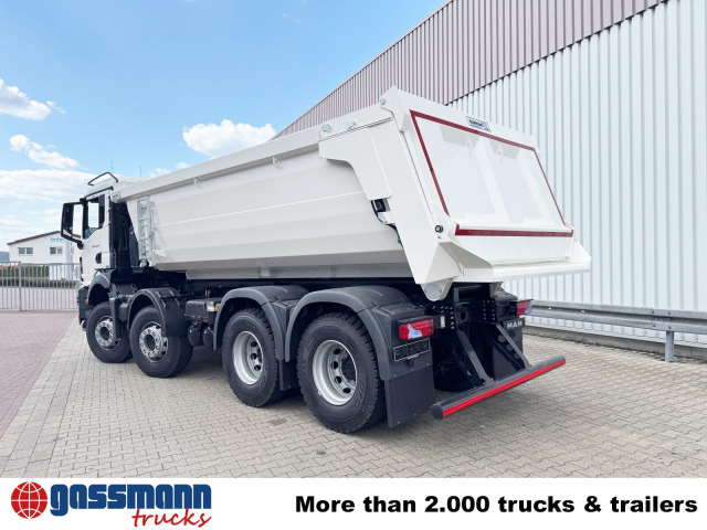 New Cab chassis truck MAN TGS 41.440/480 8x4 BB, Mulde ca. 16m³ mit: picture 13