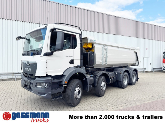 New Cab chassis truck MAN TGS 41.440/480 8x4 BB, Mulde ca. 16m³ mit: picture 8