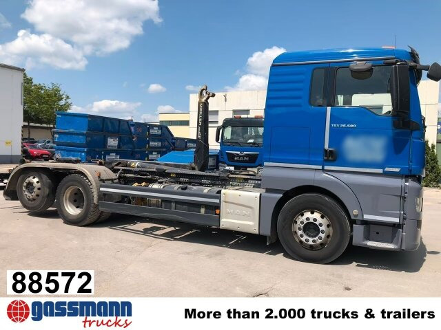 MAN TGX 26.580 6x2-4 BL, Intarder, Lenk-/Liftachse - Hook lift truck: picture 1 MAN TGX 26.580 6x2-4 BL, Intarder, Lenk-/Liftachse - Hook lift truck: picture 1