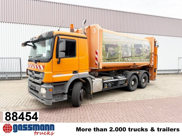 Mercedes-Benz Actros 2641/48 L 6x4, Seilabroller, Haller - Refuse truck: picture 1 Mercedes-Benz Actros 2641/48 L 6x4, Seilabroller, Haller - Refuse truck: picture 1