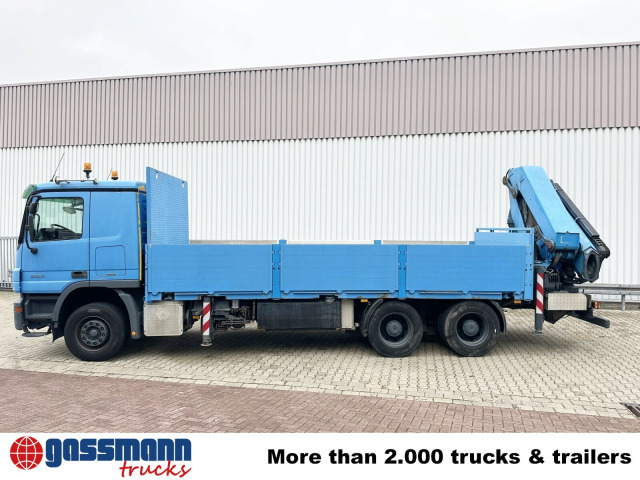 Mercedes-Benz Actros 2741 L 6x4, Twist-Lock ausz. auf 3m, - Dropside/ Flatbed truck, Crane truck: picture 2 Mercedes-Benz Actros 2741 L 6x4, Twist-Lock ausz. auf 3m, - Dropside/ Flatbed truck, Crane truck: picture 2