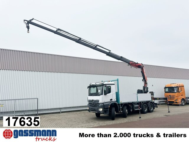 Mercedes-Benz Arocs 4151 K 8x4, Fassi Heckkran F 365 RA. 2.26 - Dropside/ Flatbed truck, Crane truck: picture 1 Mercedes-Benz Arocs 4151 K 8x4, Fassi Heckkran F 365 RA. 2.26 - Dropside/ Flatbed truck, Crane truck: picture 1