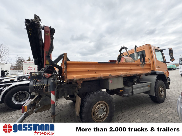 Cab chassis truck, Crane truck Mercedes-Benz Atego 1023 A 4x4, Einzelbereifung, Heckkran: picture 9