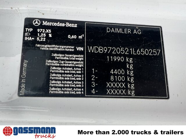 Tipper Mercedes-Benz Atego 1222 K 4x2, 2x AHK: picture 12