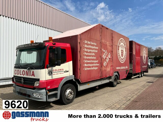 Mercedes-Benz Atego 1223 L 4x2, Kompl. Zug, Lift- & - Curtain side truck: picture 1 Mercedes-Benz Atego 1223 L 4x2, Kompl. Zug, Lift- & - Curtain side truck: picture 1