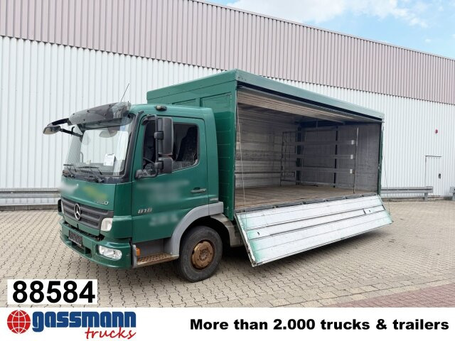 Mercedes-Benz Atego 818 L 4x2, Getränkekoffer, 2x AHK - Box truck: picture 1 Mercedes-Benz Atego 818 L 4x2, Getränkekoffer, 2x AHK - Box truck: picture 1