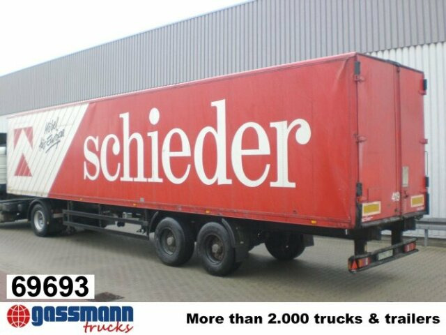 Spier SPIER SLG 2/90, Möbelkofferauflieger, 80 cbm, - Closed box semi-trailer: picture 1 Spier SPIER SLG 2/90, Möbelkofferauflieger, 80 cbm, - Closed box semi-trailer: picture 1