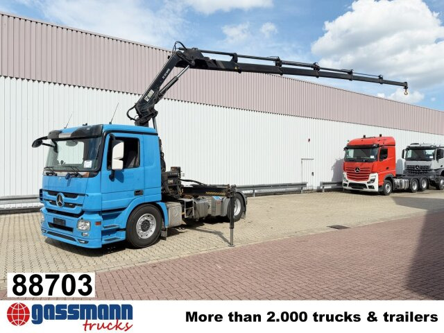 Mercedes-Benz Actros 1844 LS 4x2 mit Kran Hiab 122 E-5 HiPro, - Tractor unit: picture 1 Mercedes-Benz Actros 1844 LS 4x2 mit Kran Hiab 122 E-5 HiPro, - Tractor unit: picture 1