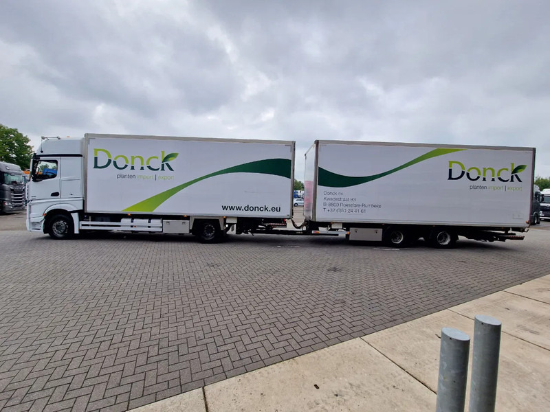 Mercedes-Benz Actros 1942 4x2 - Box with Loadlift - Full air + Pacton Trailer Loadlift - Heating system - Box truck: picture 4 Mercedes-Benz Actros 1942 4x2 - Box with Loadlift - Full air + Pacton Trailer Loadlift - Heating system - Box truck: picture 4
