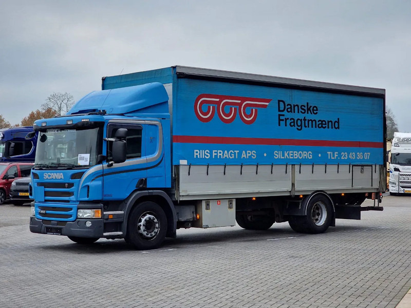 Scania P250 4x2 - Loadlift - Side boards - Full air - Euro 6 - Curtain side truck: picture 3 Scania P250 4x2 - Loadlift - Side boards - Full air - Euro 6 - Curtain side truck: picture 3