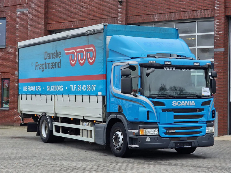 Scania P250 4x2 - Loadlift - Side boards - Full air - Euro 6 - Curtain side truck: picture 1 Scania P250 4x2 - Loadlift - Side boards - Full air - Euro 6 - Curtain side truck: picture 1