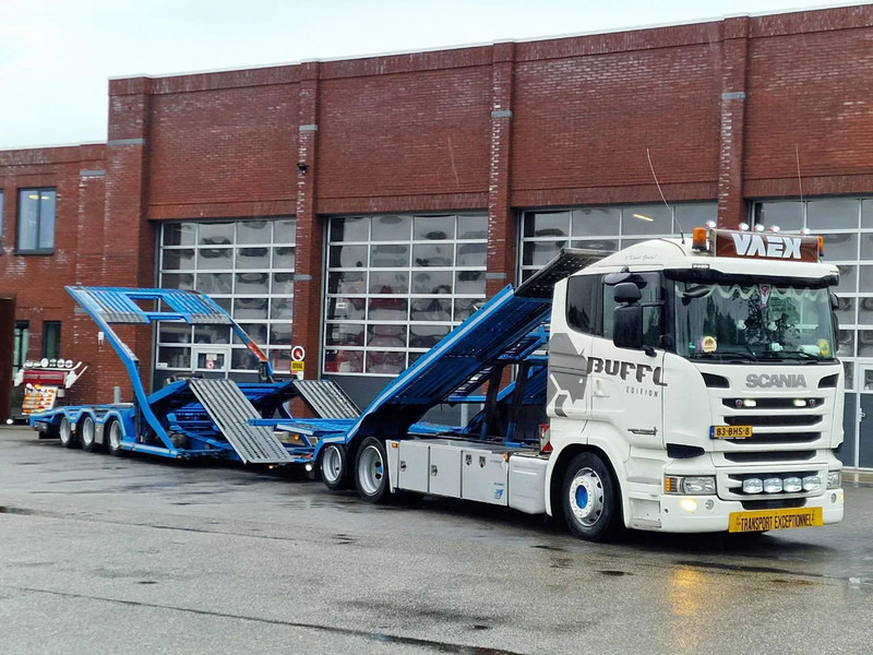 Scania R450 6x2 Trucktransporter GS Meppel + Trailer 2008 - Perfect condition - Retarder - Car transporter truck: picture 1 Scania R450 6x2 Trucktransporter GS Meppel + Trailer 2008 - Perfect condition - Retarder - Car transporter truck: picture 1