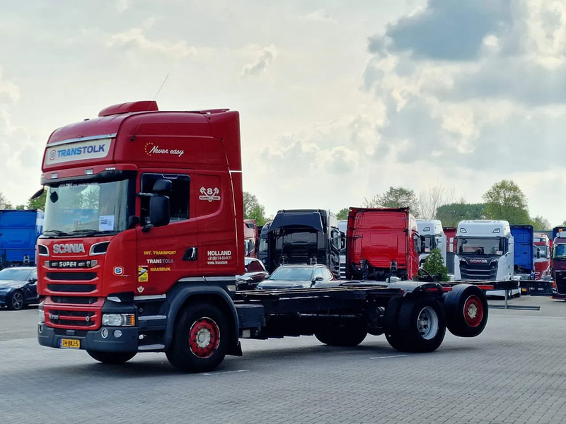 Scania R730 Topline 6x2*4 - Retarder - King of the Road - Night clima - Steering axle - Leather - Cab chassis truck: picture 3 Scania R730 Topline 6x2*4 - Retarder - King of the Road - Night clima - Steering axle - Leather - Cab chassis truck: picture 3