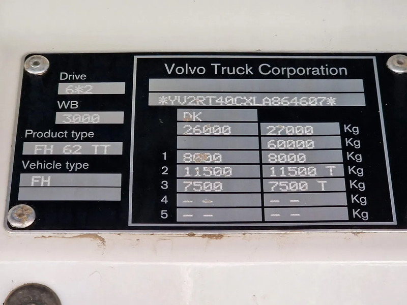 Tractor unit Volvo FH 13.500 6x2 - PTO/Hydraulic - I Save - 3.00 WB - Full air: picture 17 Tractor unit Volvo FH 13.500 6x2 - PTO/Hydraulic - I Save - 3.00 WB - Full air: picture 17