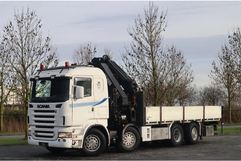 Scania R580 V8 | 8X2*6 | HIAB 422E-5 | JIB | MANUAL | RETARDER | EURO 3 - Crane truck: picture 2 Scania R580 V8 | 8X2*6 | HIAB 422E-5 | JIB | MANUAL | RETARDER | EURO 3 - Crane truck: picture 2