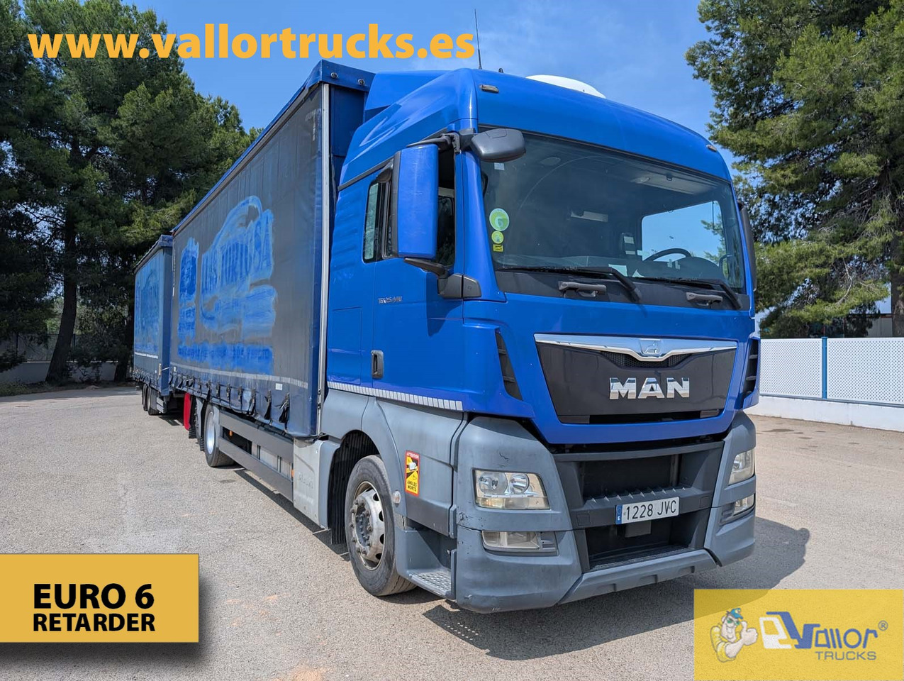 MAN TGX 26.440 - ROAD TRAIN - Curtain side truck: picture 2 MAN TGX 26.440 - ROAD TRAIN - Curtain side truck: picture 2